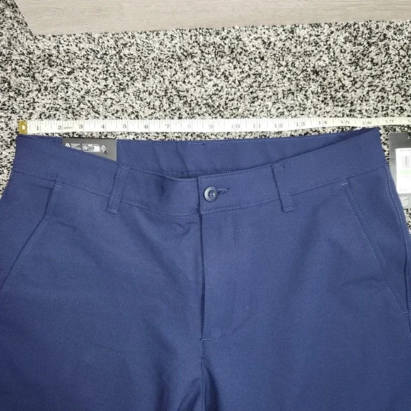 Under Armour Match Play Shorts Mens 34 Navy Blue Performance Golf 10" Inseam Nwt - Picture 6 of 10